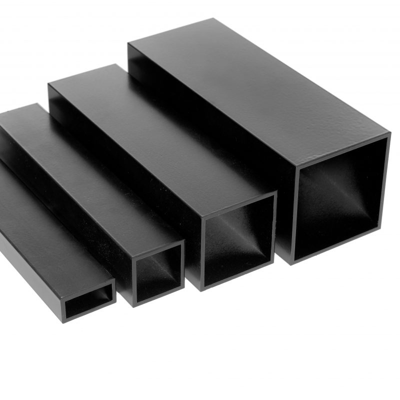 Verder Vervormen revolutie Zwarte aluminium kokers lengte 6000mm - Metalsign