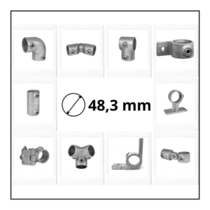 Ronde buiskoppelingen 48,3mm